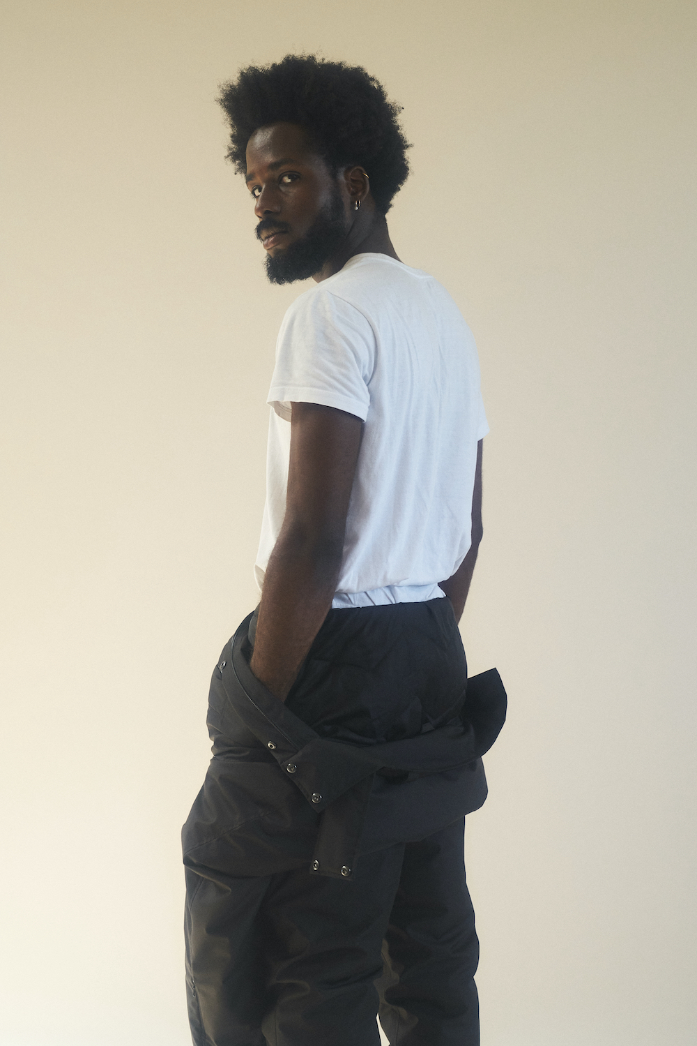 Indoors Jacket side view